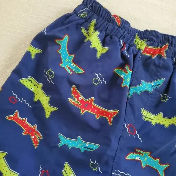 Vintage Shark Swim Trunks 4t - Picture 2 of 8